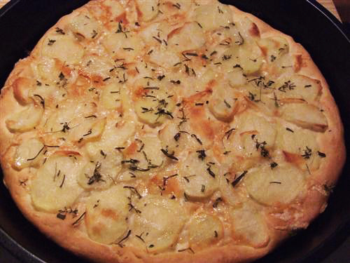 Pizza Bianca - Pizza cu cartofi