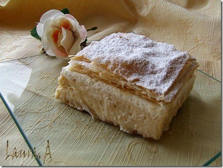 Cremsnit - Reteta cremes cu crema de vanilie - Laura Adamache