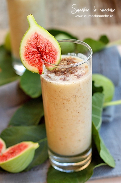 Smoothie de smochine si seminte de in