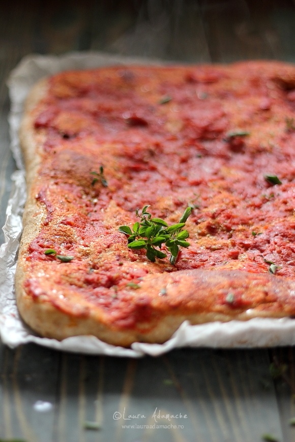 Pizza cu faina integrala