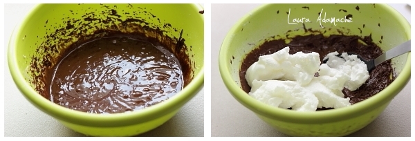 Tort de ciocolata si crema de lapte - preparare aluat pandispan de ciocolata