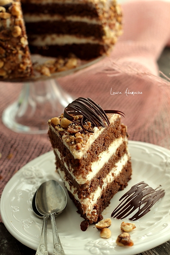 Tort De Ciocolata Cu Crema De Lapte Laura Adamache Retete Culinare