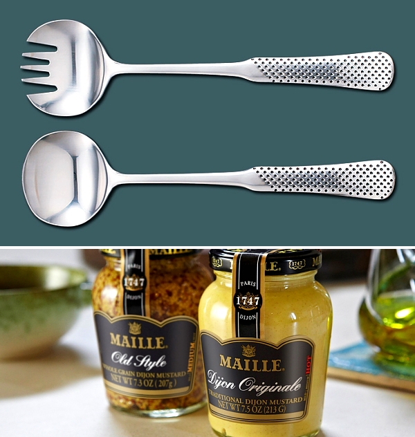 Premiu set salata si mustar Maille