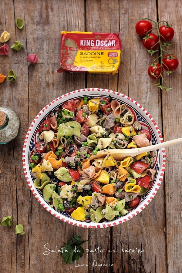 Salata de paste cu sardine