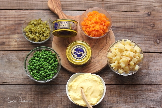 ingrediente salata de ton